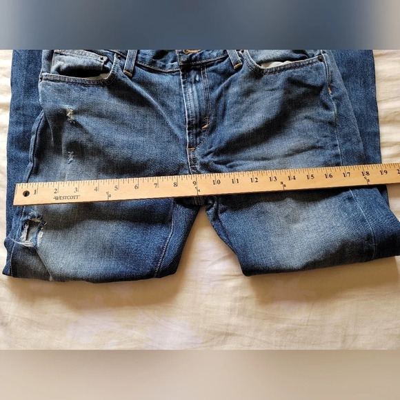 Nwot RVCA relaxed boyfriend jeans distressed 25 Retail $198 - Picture 9 of 14